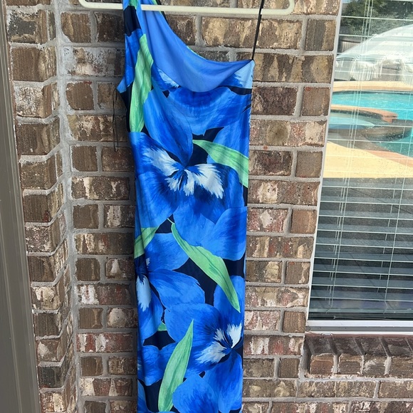 H&M new with rags One-shoulder Mesh Dress M size - Picture 4 of 6